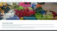 Desktop Screenshot of hacklab.fi